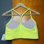 Lululemon  Flow Y Nulu Longline Bra Neon Yellow Sz 10 NWT Photo 0