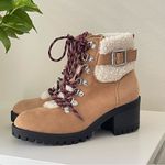 Madden Girl New Women’s Hayess Tan Lace-Up Bootie 5.5 Photo 2