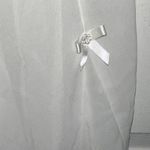 Linea Donatella White Sheer Chemise Photo 3