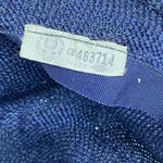 Vintage Union Made Blue & White Floral Lace Hat Photo 6