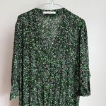 & Other Stories  size L stained‎ glass, green midi dress size Photo 1