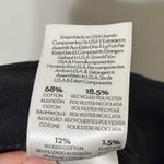 Mother High Waisted Smokin' Double Micro Fray Skirt in Pitch Black Denim Size 29 Photo 10