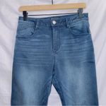 Versona  Dark Wash Denim High Rise Cropped Flare Jean size 6 Photo 1