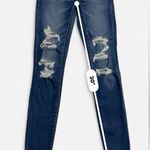 American Eagle  Next Level Stretch Distressed Skinny Jeans | Size 2 Long Photo 2