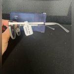 LeSpecs NWT Le Specs Round Faux Wood Style Metal Trimmed Wire Sunglasses Photo 3