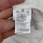 Malvin Germany Size 6 Blouse I Love linen Crochet Detail Ballon Peasant Top White Photo 2