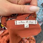 Willow & Clay orange floral midi dress Photo 3