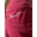 Under Armour  Women's Burgundy Loose Fit T Shirt Leopard Logo Size 2X Photo 1