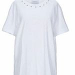 Current/Elliott Current Elliott shirt white with metal studs size 8 Photo 1