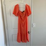 ASOS Wednesdays girl puff sleeve midi smock dress Photo 2