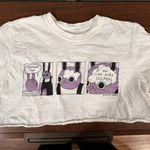 Cropped Tee Shirt White Size M Photo 0