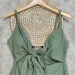 Aerie Women’d Long Wrap Tie One Piece Full Coverage Swimsuit in Green L Photo 4