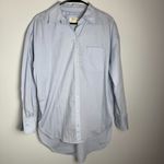 Anthropologie  Maeve The Bennet Oversized Buttondown Shirt Oxford Edition Blue XS Photo 4