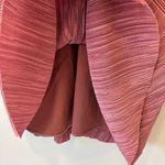 Free People  Twist And Shout Desert Rose Pink Mini Dress Pleated VNeck Sleeveless Photo 7