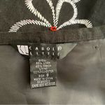 CAROLE LITTLE LINEN SKIRT Sz: 8 Black Photo 4