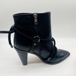 IRO  Wikson Leather Black Pointed Toe Boots Ankle Size 41 US 10 Photo 1