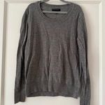 Banana Republic Gray Beaded Crewneck Cotton & Cashmere Sweater XSmall EUC Photo 0