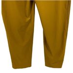 Athleta Brooklyn Ankle Tapered Leg Ribbed Textured Joggers Pant Brass Yellow 16 Photo 10