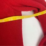 Talbots size large red cashmere pull over sweater cowl neck Photo 4