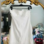 Princess Polly  massiel white strapless floral mini dress
Size 10 nwt Photo 2