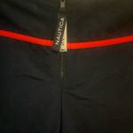 Nautica Vintage Navy Blue and Red Swim Board Shorts Women’s Size L Photo 3