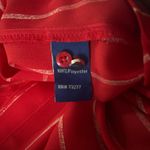 Apt. 9  Women’s Red Striped Sleeveless Button-Down Blouse Photo 6