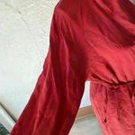 Victoria's Secret 100% silk, red Victoria Secret robe; size M/L Photo 1