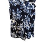 Route 3 Blue Floral Sleeveless Racerback One Piece Shorts Romper Women Sz M Size M Photo 3
