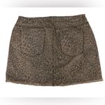 Mudd Ladies "" Size 15, Leopard, 5 Pocket, Fray Hem, Jeans Style, Skirt Photo 1