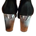 Michael Kors  black and sliver block heels, size 9 Photo 3
