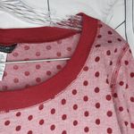 Self Esteem  Vintage Y2K 90s Style Polka Dot Long Sleeve Top Size XL Photo 4