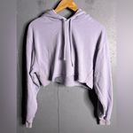 Aritzia  TNA Cozy Fleece Boyfriend Cropped Hoodie Size 1. Photo 2