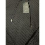 Lauren Ralph Lauren Hoodie Womens Large Black Quilted Pullover Drawstrings NWT Photo 3