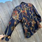 Via valent regency button down satin Medium Blue Photo 7