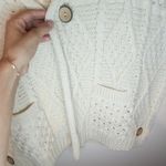 Vintage NWT NOS Irish Cape Sweater White Natural Merino Wool Kilronan One Size Size undefined Photo 2