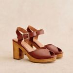 Sézane Sezane NWT Fausta Leather Clogs size 9 Photo 5