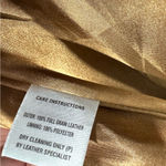 Wanderers The Londoner Cardi Lamb Leather Jacket Tan Photo 7