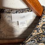 J.Jill Paisley Print Sleeveless Shift Dress Classic Bohemian Style Sz M Photo 3
