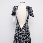 Calvin Klein Floral Print Scuba Crepe Midi Dress Photo 11