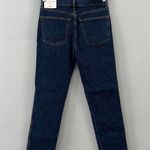 ZARA NWT  The Slim Full Length High Waist Button Fly Terrain Blue Denim Jeans Photo 4