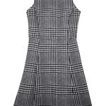 J. McLaughlin Dress Scuba Houndstooth Sleeveless Career Party Fitted Size Small Photo 0