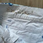 Lilly Pulitzer Lily PulitzerJayne Blue Leaf Print Women's Shorts Size 8 Photo 3