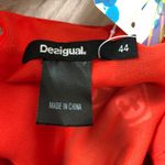 Desigual Womens Vest Nagar Dress 44 Red Orange Black Patterned Sleeveless NWT Photo 6