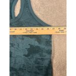 Athleta  Momentum Seamless Tank Top Dark Surf Teal size Medium style 556387 Photo 3