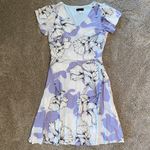 Simply Styled Pastel Floral Dress Purple Size 14 Photo 1