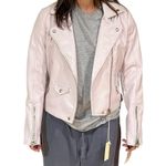 BLANK NYC Lavender faux leather Moto jacket XS NWT. Photo 6