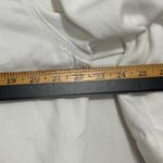 White Demin Jacket Womens L 3/4 Sleeve Y2K Preppy Trucker Size L Photo 6