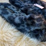 Victoria's Secret Victoria’s Secret Criss Cross Grey Animal Print Slipper Photo 5