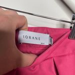 IORANE Printed Elephants Pleated Front Shorts in Pink sz XS Photo 2