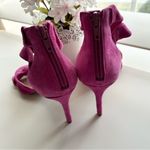 Enzo Angiolini  Pink Suede Knot Heels 7.5 Photo 5